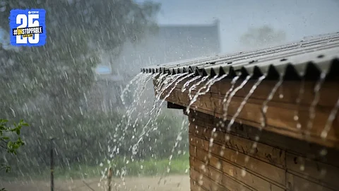 “Heavy rain lashes Satara; Yellow alert issued, citizens near rivers advised to stay cautious.”