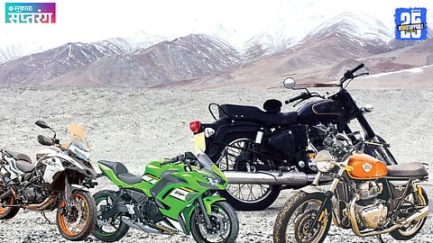 Twin Cylinder Motorcycle