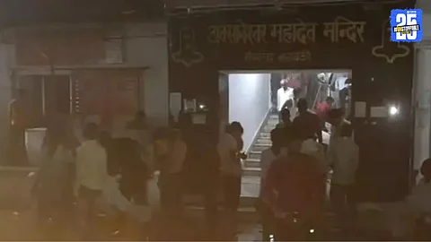 Devotees gather in large numbers at Barabanki's Shiv Mandir on Shravan Monday; panic after electric wire fall causes deadly stampede.