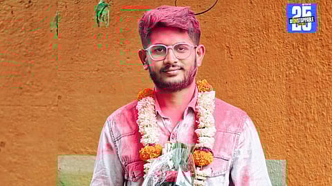 Pravin Lokhande celebrates his dream come true — a proud moment after conquering the challenging CA exams with perseverance.