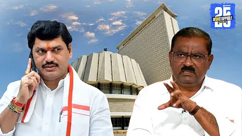 BJP MLA Suresh Dhas addresses the media over the speculation of Dhananjay Munde’s re-entry into the Maharashtra Cabinet, clarifying the party's stance.