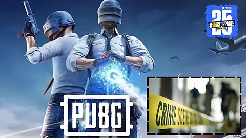 Police officials outside the crime scene in Pune where a youth was injured by a bullet while playing PUBG on a mobile phone; five suspects detained for questioning