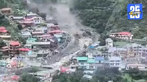 cloudburst in Uttarkashi