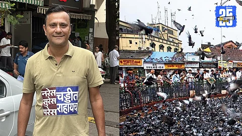 Dadar Kabutar Khana : नरेस, सुरेस, परेस, चड्डीत राहायचं! मनसे नेते संदीप देशपांडे यांच्या टी-शर्टची चर्चा का होतेय चर्चा?