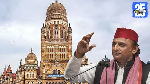 Akhilesh Yadav announces Samajwadi Party will contest the Mumbai BMC elections independently, signaling a major political shift.