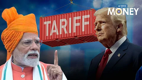 Prime Minister Narendra Modi delivering his Independence Day speech from the Red Fort, vowing to defend Indian farmers against tariff challenges.