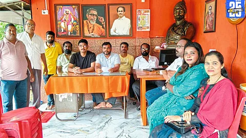 "Hari Khobrekar, Shiv Sena taluka chief, criticizes smart meter scheme, highlighting exploitation of common citizens in Maharashtra."