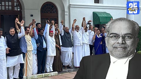 esakalFormer Justice B. Sudarshan Reddy nominated as Vice President candidate by INDIA alliance