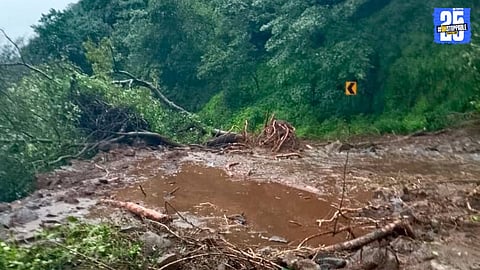Varandha Ghat Landslide: Traffic Suspended After Heavy Downpour in Bhor Taluka