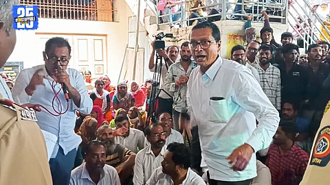 Stormy Belapur Gram Sabha: Housing scheme sparks tension, police intervene.