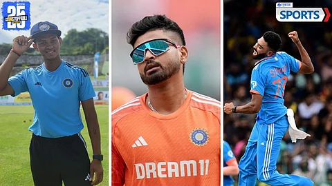 Shreyas Iyer, Yashasvi Jaiswal, Mohammed Siraj