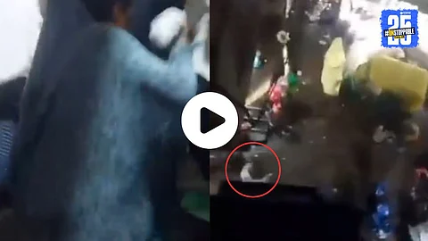 Viral Video : प्रेमात मिळाला धोका ! रागातच बायफ्रेंडच्या घरी पोहोचली तरुणी, तिसऱ्या मजल्यावरुन उडी मारली अन्... थरारक व्हिडिओ