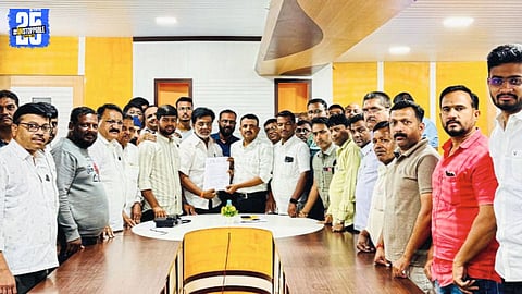 Traders’ Protest in Shirampur: Memorandum Submitted Against Rent Hike