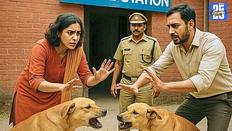 Dog fight in Sangamner escalated into owner clash; axe attack leaves pet injured.