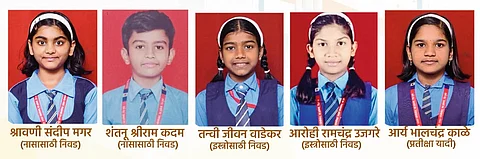 नासा, इस्रो भेटीसाठी निवड
झालेल्या विद्यार्थ्यांची मिरवणूक