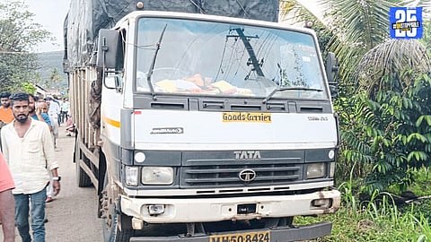 Scene of the Vanvasmachi accident where a tempo fatally ran over a man.