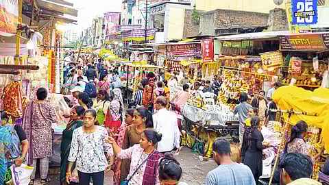 Festive joy in Solapur as Ganeshotsav begins with Bappa’s installation in homes and public mandals.