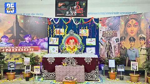 Ganeshotsav Decoration Turns into Tribute to Pahalgam Terror Attack Victims
