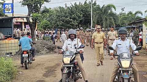 Law in Action: Talbid Police Conduct March to Assure Peace & Order