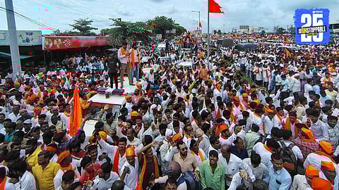 Maratha Reservation Protester