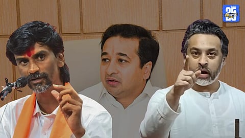 Nilesh Rane slams Manoj Jarange for derogatory remark against brother warns against targeting Rane family