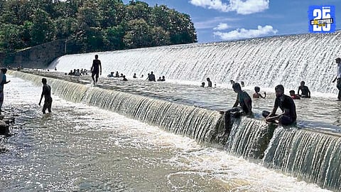 “Overflowing Wardha reservoirs draw tourists as water release begins from major projects.”