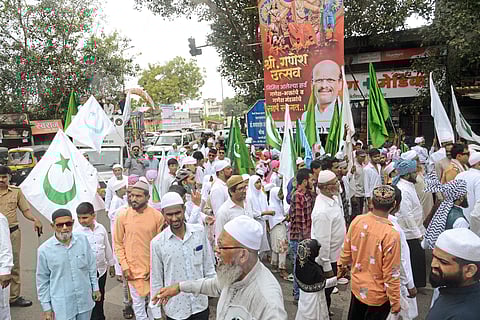 दापोडीत ईदनिमित्त मुस्लिम बांधवांकडून मिरवणूक