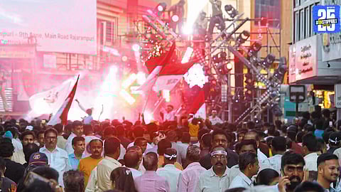 "Kolhapur police file cases against 41 mandals for loud sound during Ganesh Visarjan procession."