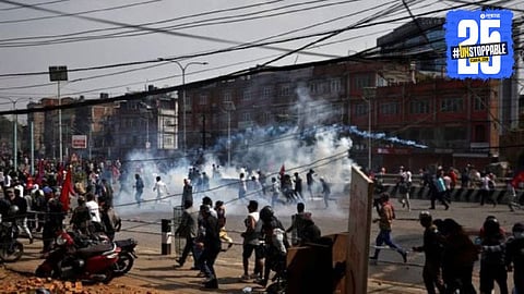 Indian tourists stopped at Nepal border amid ongoing protests and tense situation.