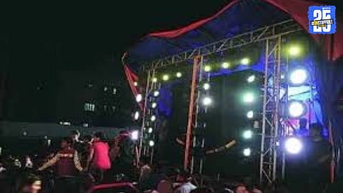 Shrirampur police take action against three Ganesh mandals for DJ rule violations during festival.