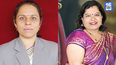 Swati Desai and Bharti Ombase from Satara honored with Maharashtra’s State Ideal Teacher Award.