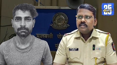 Police in Malvani arrested a man attempting to kill a child