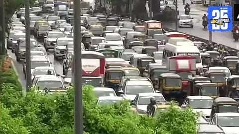 Kalyan Shil Highway Traffic Jam