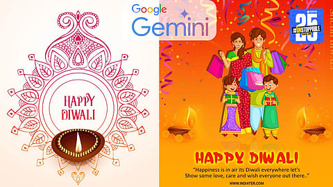 Google Gemini Diwali Invitation