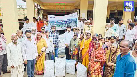 Sakal Relief Fund Reaches Ghatane; Lifeline for Sina River Flood-Affected Villagers