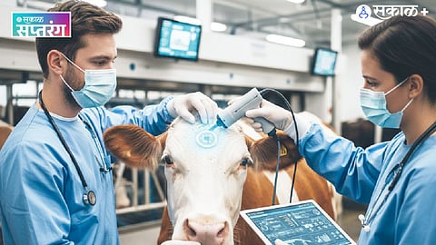 Microchip in cows