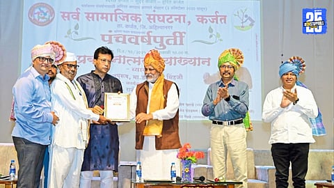 Rajendra Singh, the Waterman of India, working with villagers on river rejuvenation projects, emphasizing nonviolent grassroots activism.