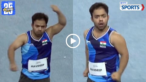 Navdeep Singh’s Aggressive Celebration