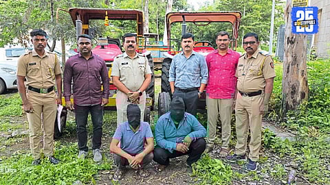 “Khandala police traced tractor-trolley thieves after analyzing 40 CCTV footages; two accused arrested.”