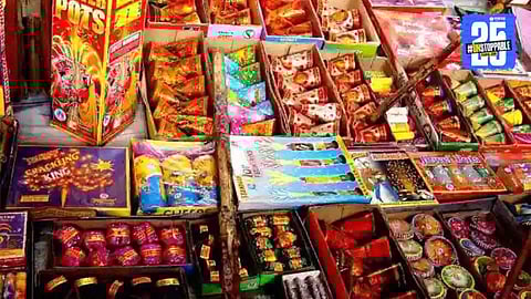 firecrackers Illegal sale in Ulhasnagar