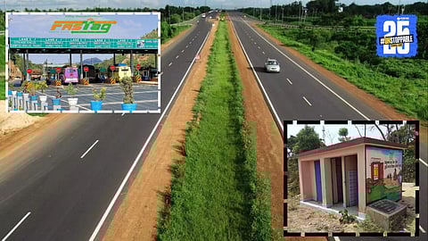NHAI introduces a reward scheme — report unhygienic highway toilets and earn ₹1000 FASTag recharge as part of its cleanliness mission.