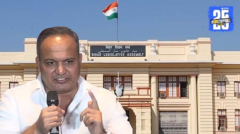IPS officer Shivdeep Lande filing his nomination papers for the upcoming Bihar Assembly Elections, marking his official entry into politics.