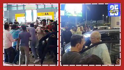 Congress workers clash at Patna Airport in the presence of senior Delhi leaders, causing major chaos and embarrassment for the party.