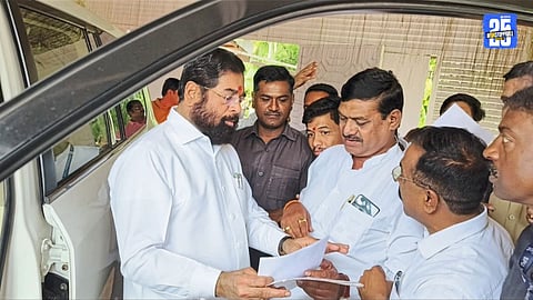 Deputy CM Eknath Shinde meets Sadashiv Sapkal; discussion on local and political issues ahead of elections sparks curiosity in Jawali taluka.