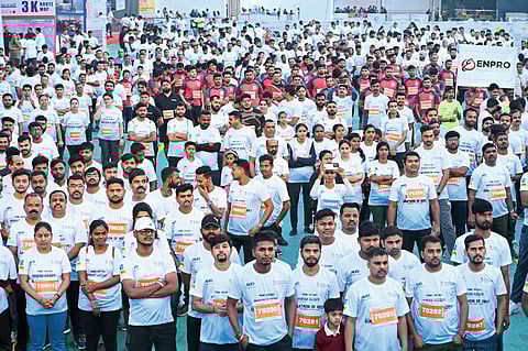 ‘पीसीएमसी रनाथॉन’मध्ये धावले तीन हजार स्पर्धक