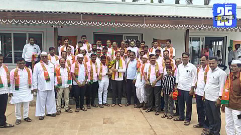 NCP Workers Join BJP Ahead of Local Polls