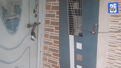 Locked Inside Flats Over Drainage Dispute by Gram Panchayat Members