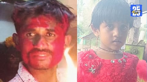 Scene of the fatal Sonai-Rahuri road accident where a father and daughter lost their lives.