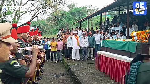 Soldier Amol Mane Laid to Rest in Bhuinj; Passed Away Suddenly While on Leave