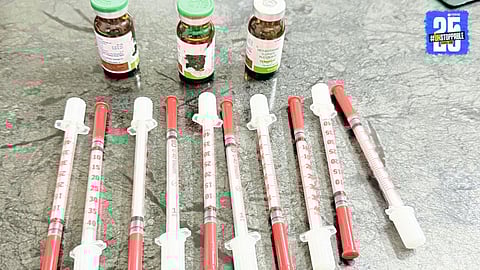 Sangamner police seize narcotic medicines worth ₹2.23 lakh during a raid; case registered under NDPS Act.